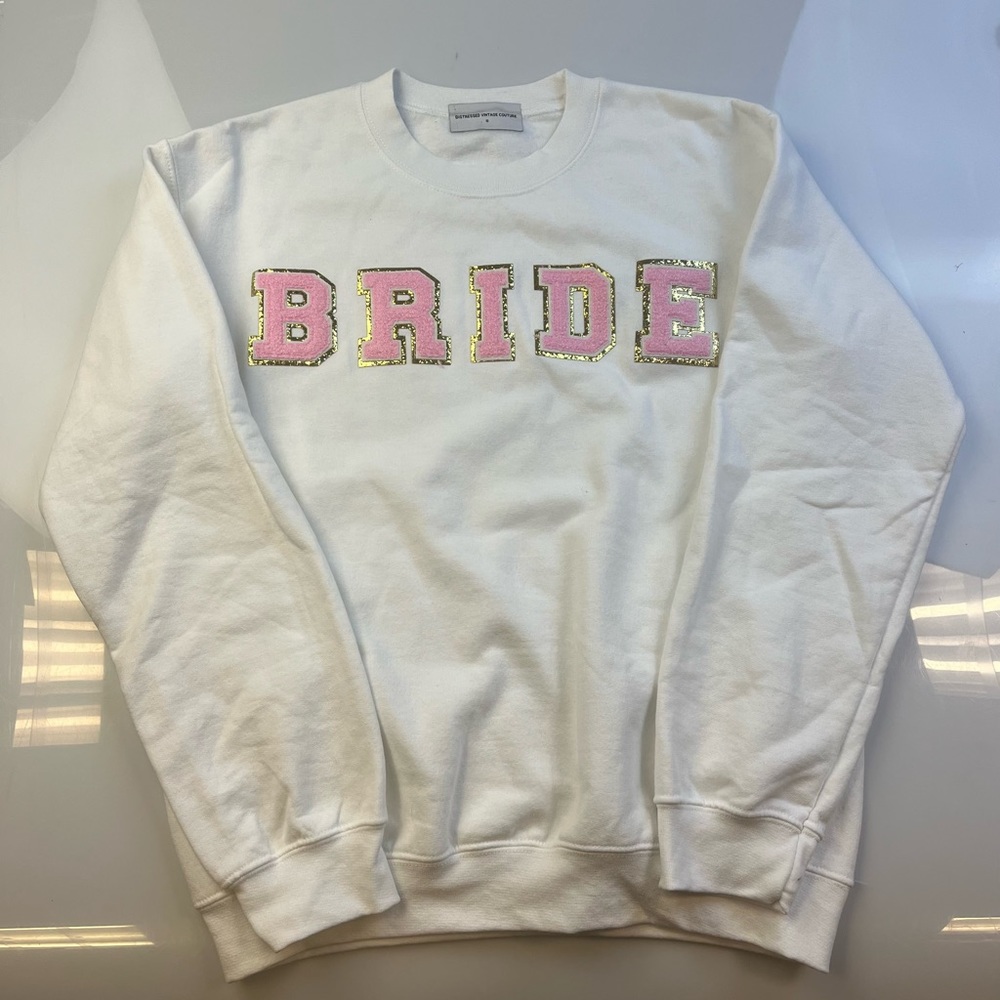 Distressed Vintage Couture Crew neck Sweater R134